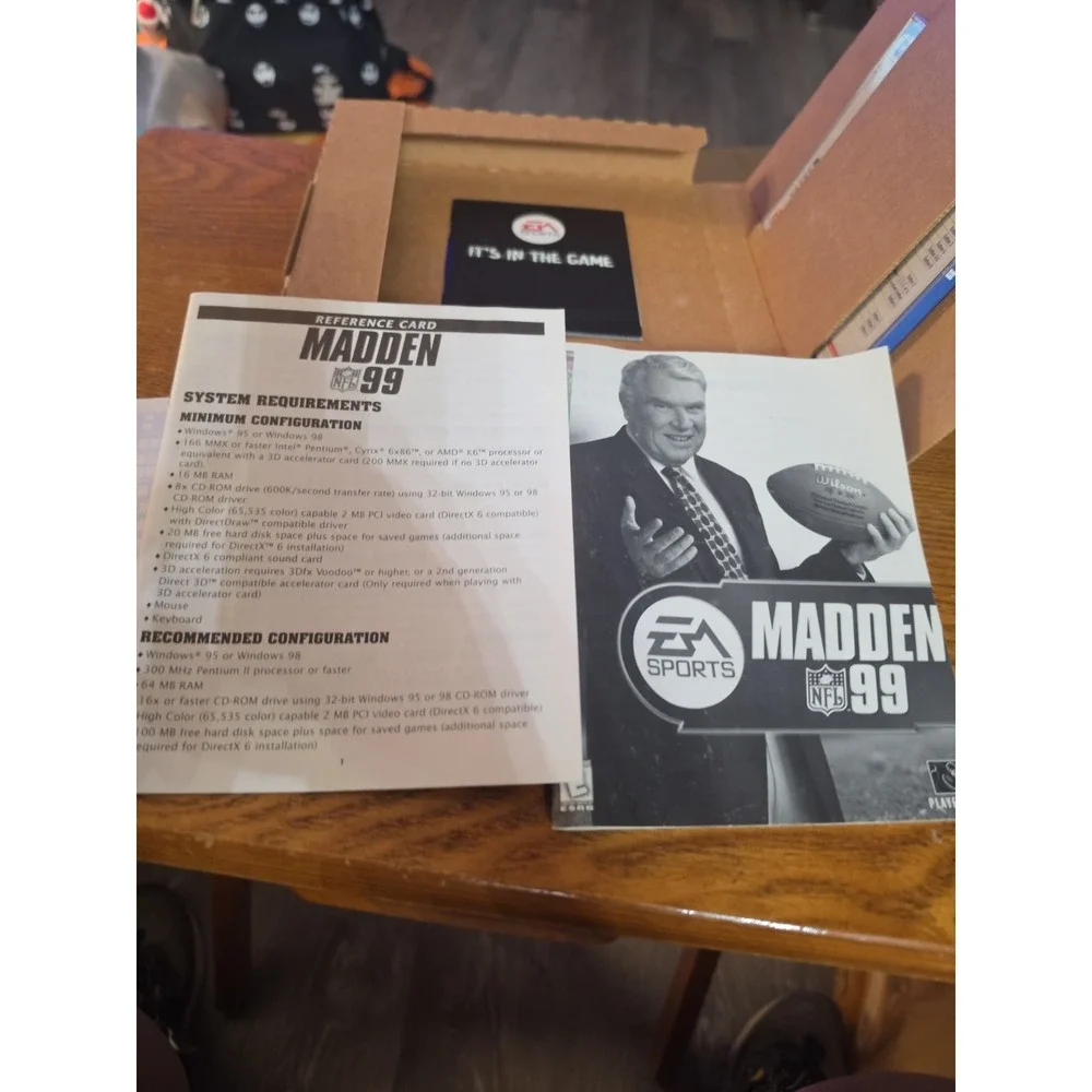 EA Sports Madden 99 | PC - Windows 98 & 95 | Mint Condition